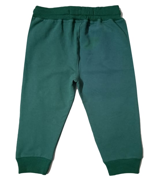 Unisex Lounge Pant With Skateboard Print - Green