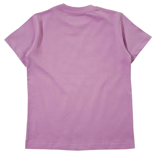 Snowflakes Boys Half Sleeve T-Shirt With Play All Day Print - Lavender