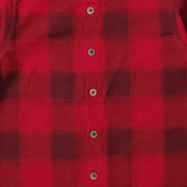 Snowflakes Boys Half Sleeve  Checks Cotton Shirt  - Red